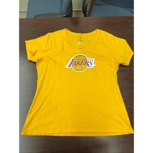 Fanatics Los Angeles Lakers Lonzo Ball #2 V-Neck Short Sleeve Tee Size X-Large